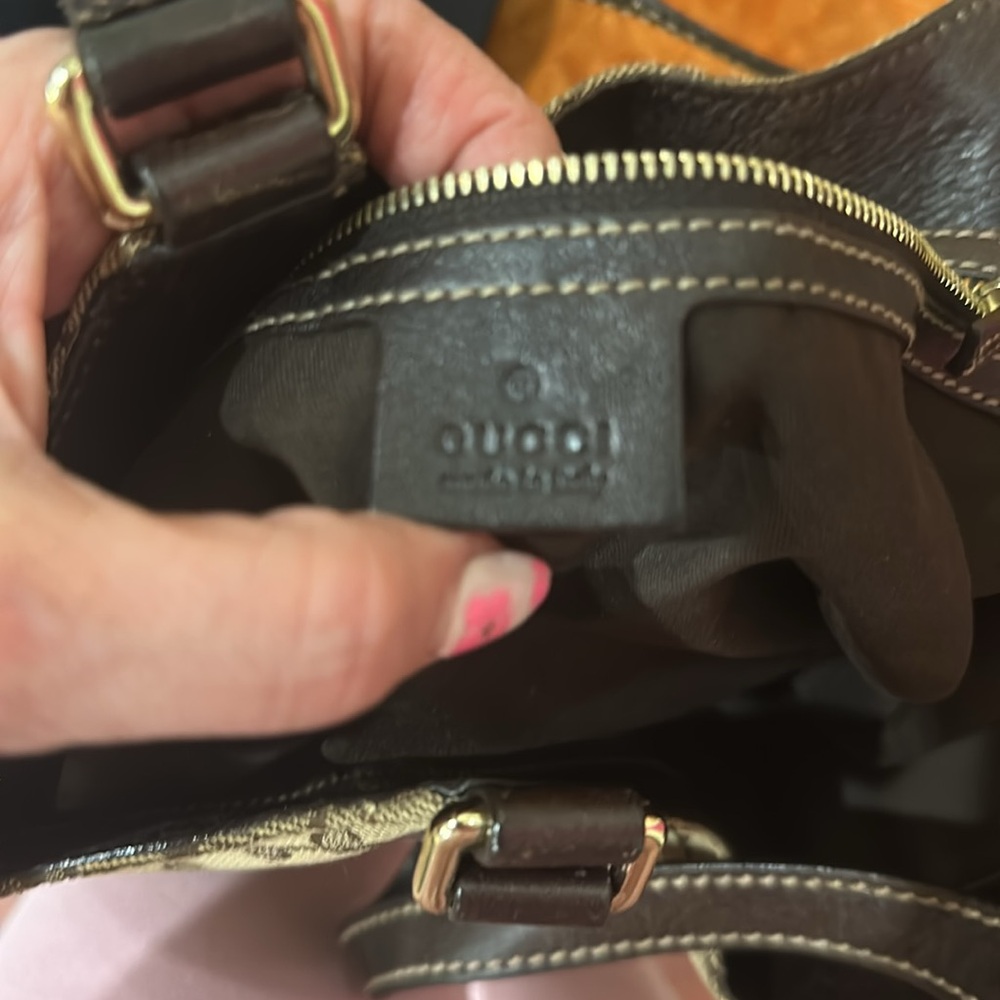 Gucci Brown GG Supreme Tote Bag - Picture 7 of 7